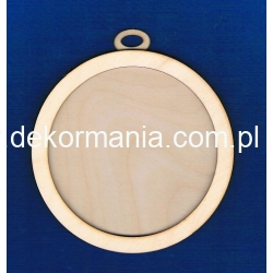 SKLEJKA #3mm Bombka 15cm 3D  koło, zawieszka  z obręczą, ramką, obwódką na obrazek, kółko , bańka 15, baza 15